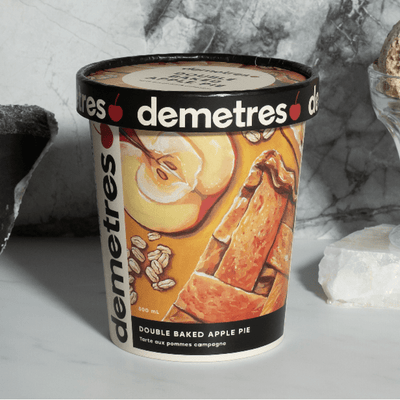 Demetres Double Baked Apple Pie Ice Cream - The Meathead Store