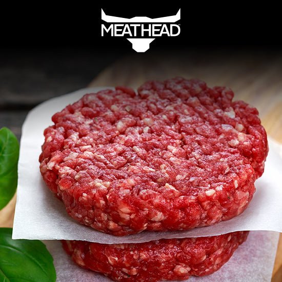 MEATHEAD ANGUS BEEF CHUCK BURGER PATTY 6oz x 2 The Meathead Store