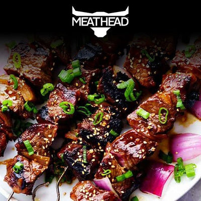 MEATHEAD KOREAN ANGUS BEEF SKEWERS - The Meathead Store