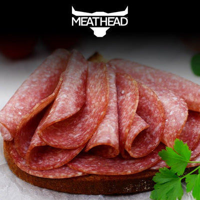 MEATHEAD MILD BEEF SALAMI DELI SLICES - The Meathead Store