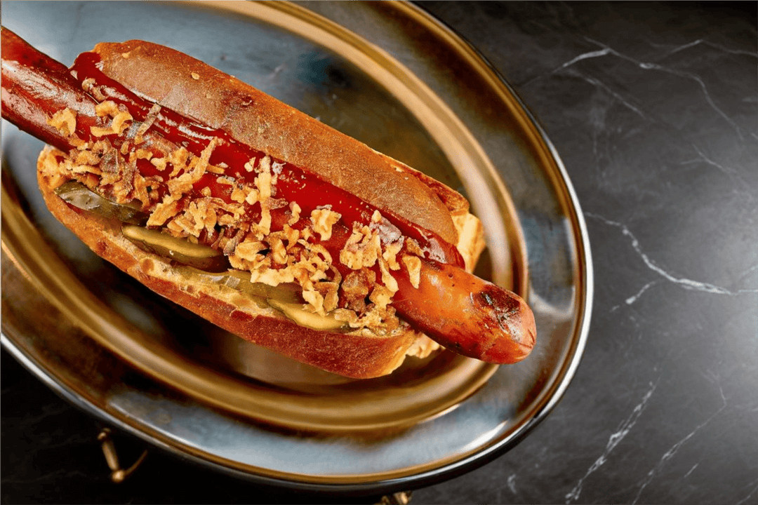 Air Fryer Jalapeno Cheddar Chicken Sausage on a Bun - The Meathead Store