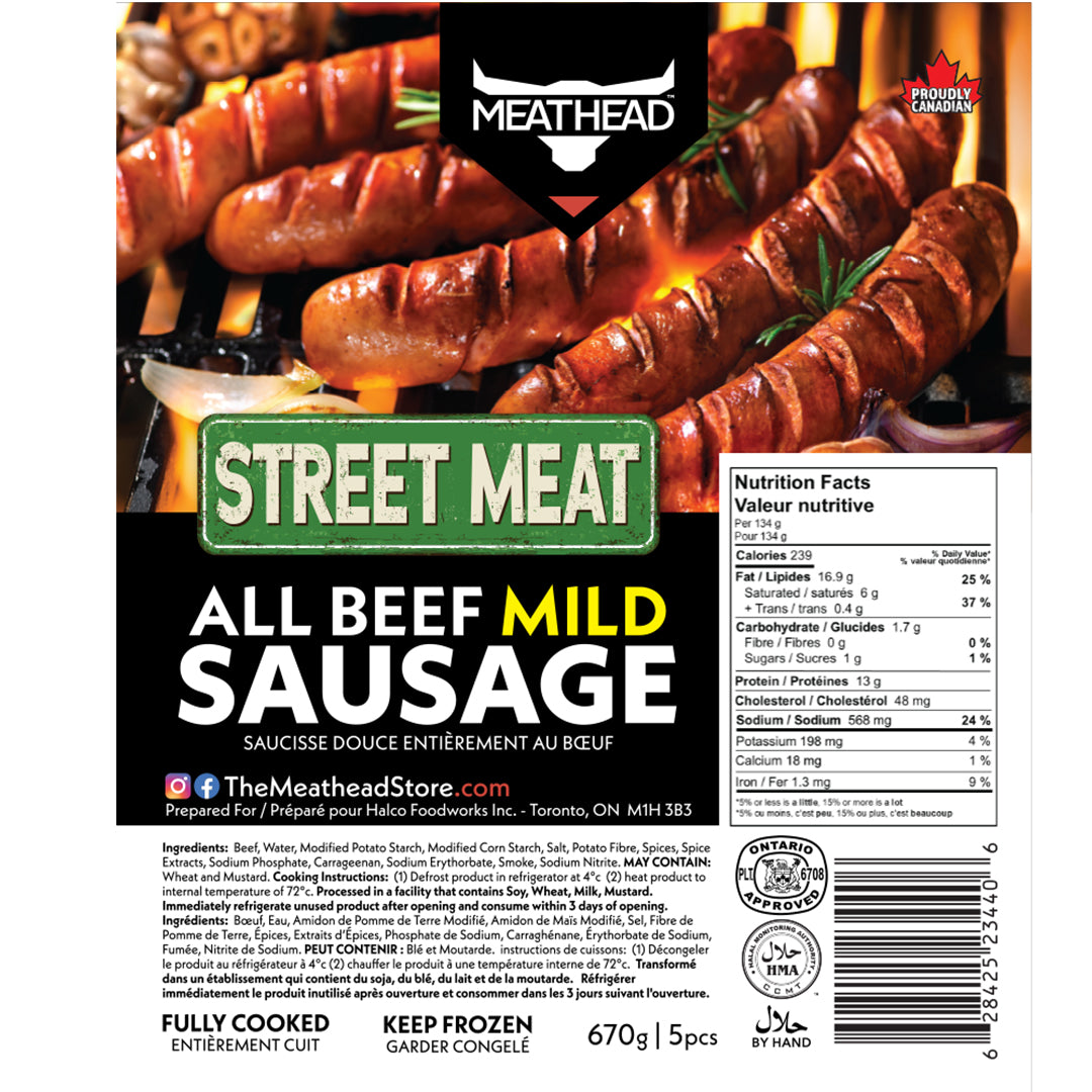 Meathead All Beef Mild Sausage