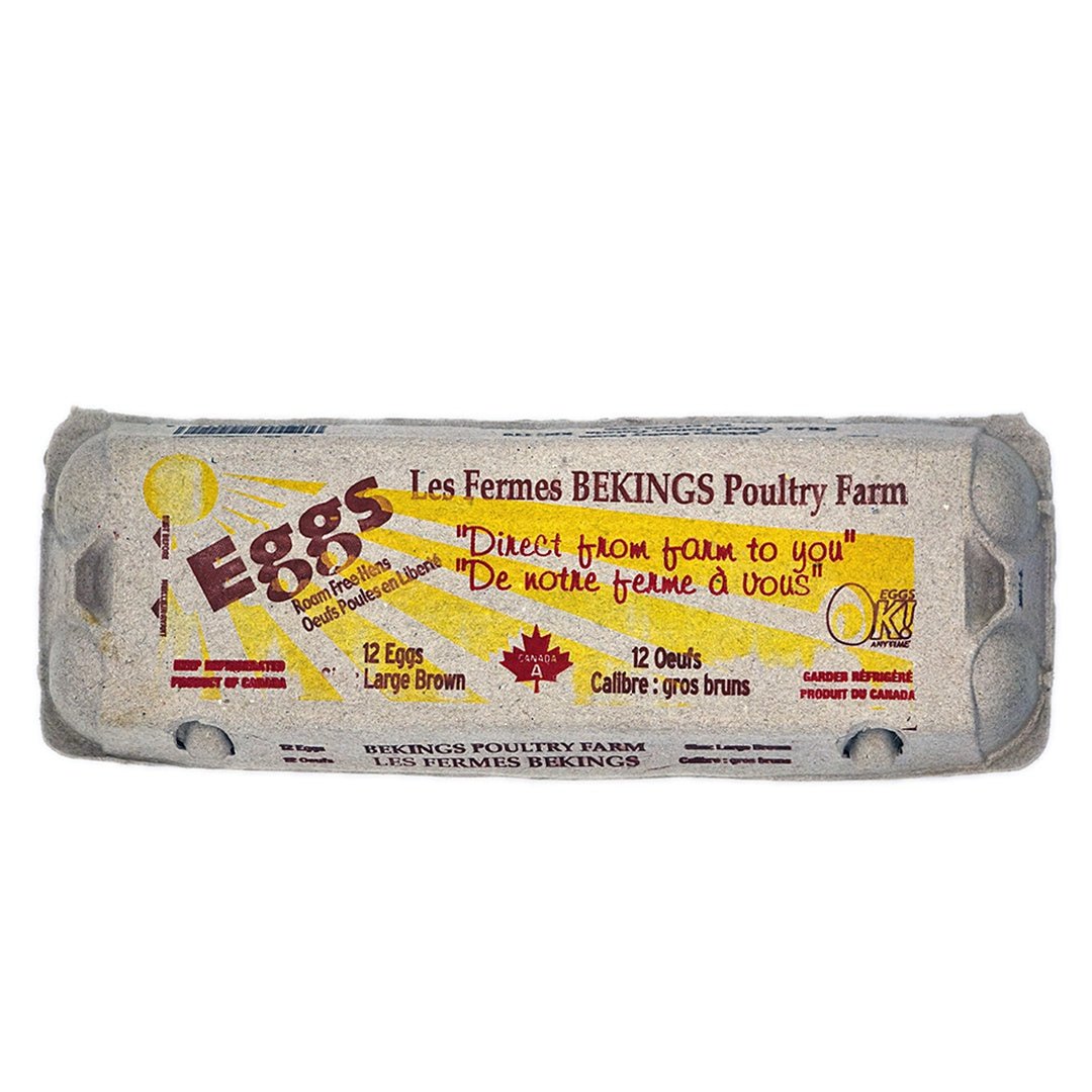 Beking's Free Run Raised Eggs - The Meathead Store