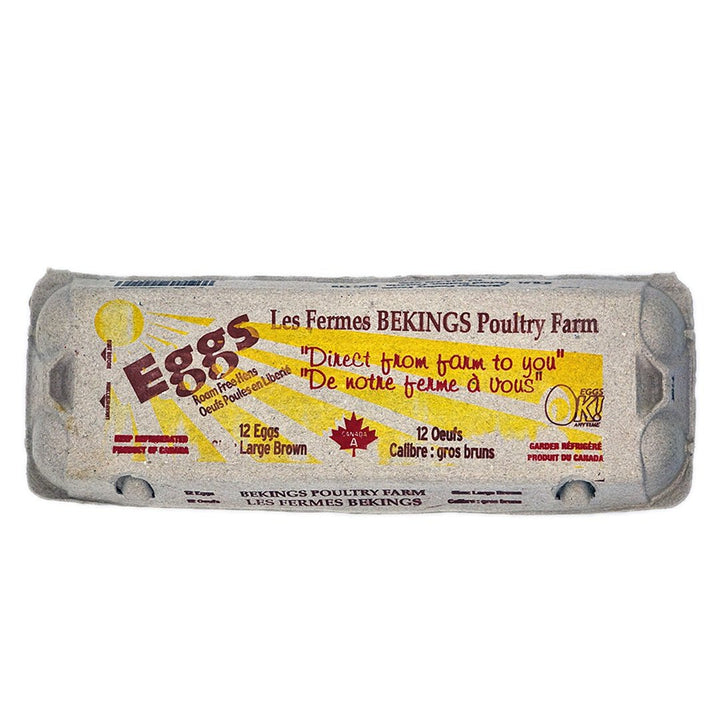 Beking's Free Run Raised Eggs - The Meathead Store