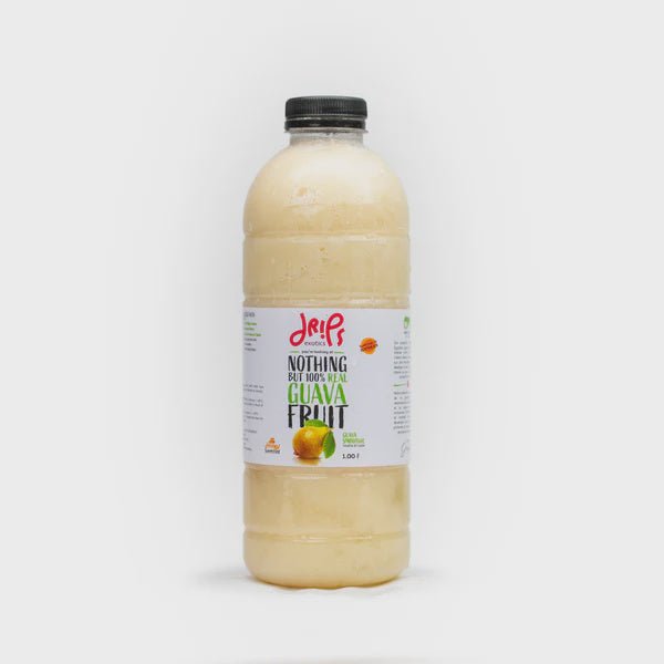 Drips Exotics Guava Chunky Smoothie – Honey Sweetened - 1L - The Meathead Store