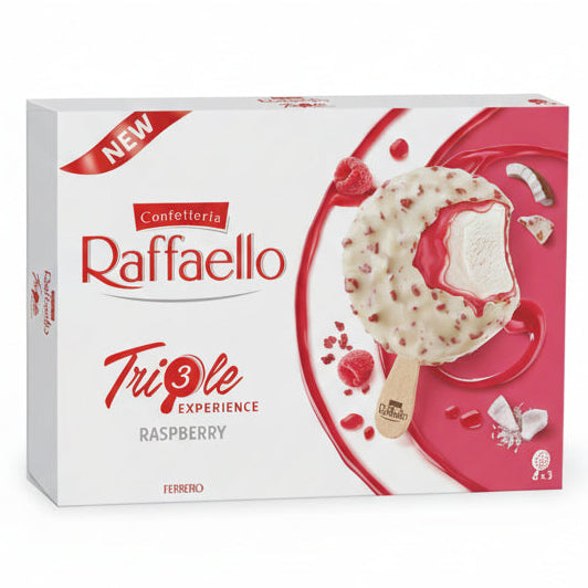 Ferrero Rocher Raffaello Triple Raspberry Ice Cream Sticks - The Meathead Store