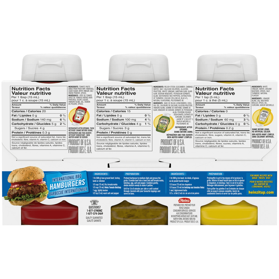 Heinz Condiment Pack - The Meathead Store