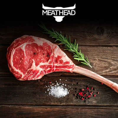 Meathead 65 Day Dry Aged AAA Angus Beef Tomahawk Steak - The Meathead Store