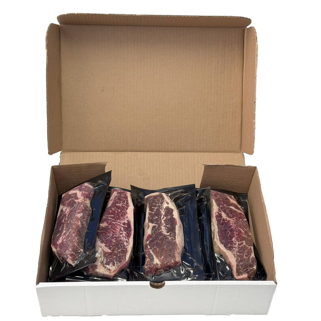 Meathead AA+ Beef NY Striploin End Steaks 8oz Club Pack - 10pcs - The Meathead Store
