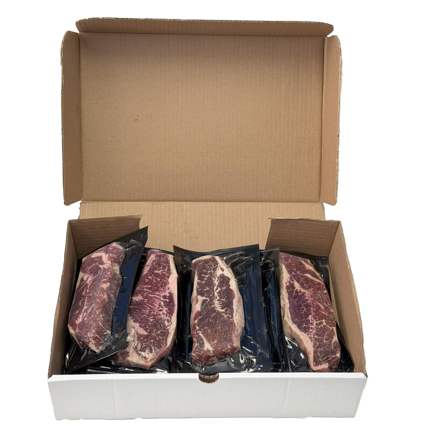 Meathead AA+ Beef NY Striploin End Steaks 8oz Club Pack - 10pcs - The Meathead Store