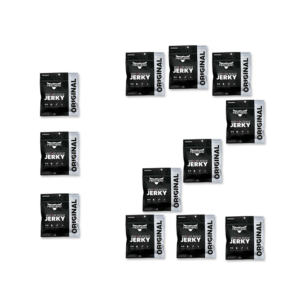 Meathead Beef Jerky Original Case - The Meathead Store
