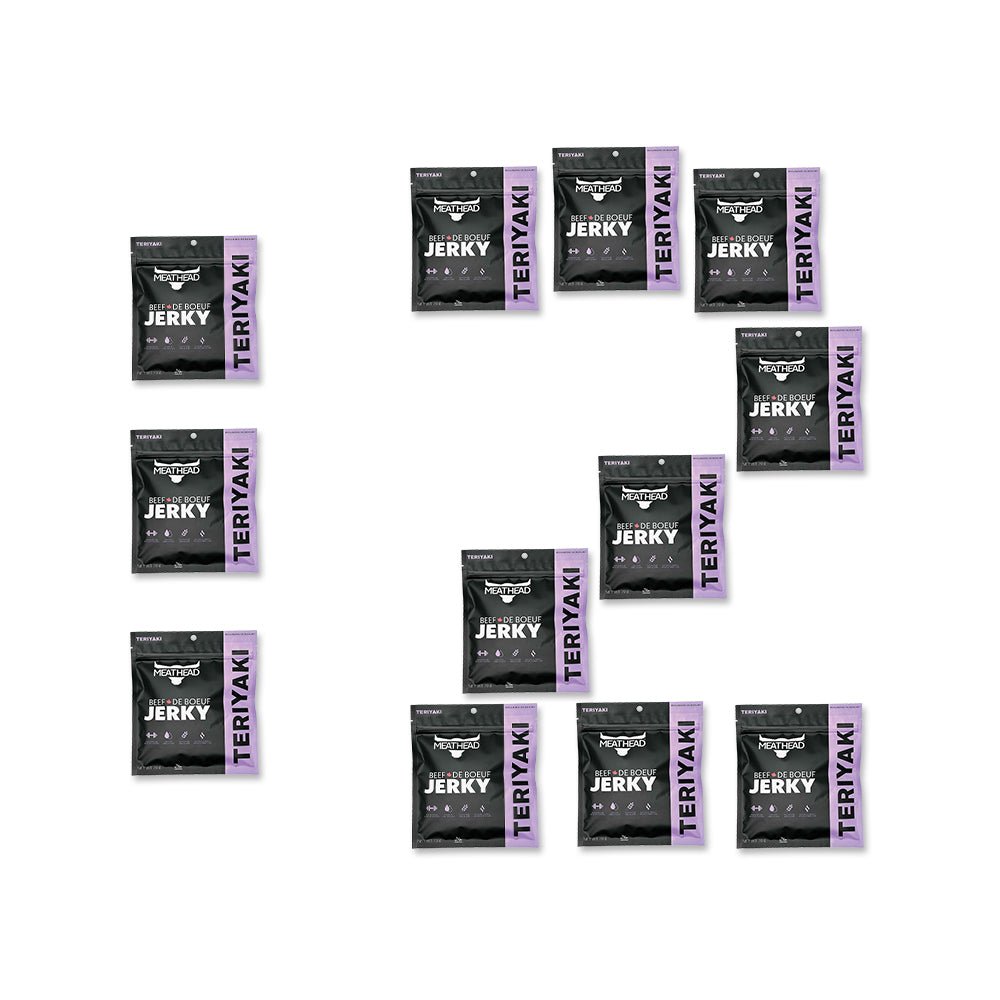 Meathead Beef Jerky Teriyaki Case - The Meathead Store