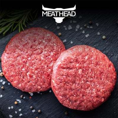 Meathead Signature Pure Beef Burger 6oz X 2 - The Meathead Store