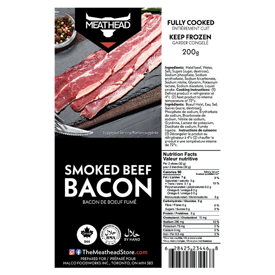 Meathead Smoked Beef Bacon - The Meathead Store