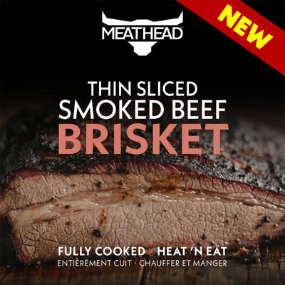 Meathead Smoked Beef Brisket Thin Sliced 10 oz - The Meathead Store