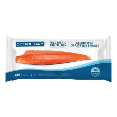 Ocean Charm Wild Pacific Pink Salmon Filet Frozen - The Meathead Store