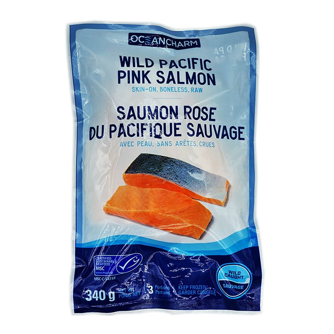 Ocean Charm Wild Pacific Pink Salmon Fillet Portion - The Meathead Store