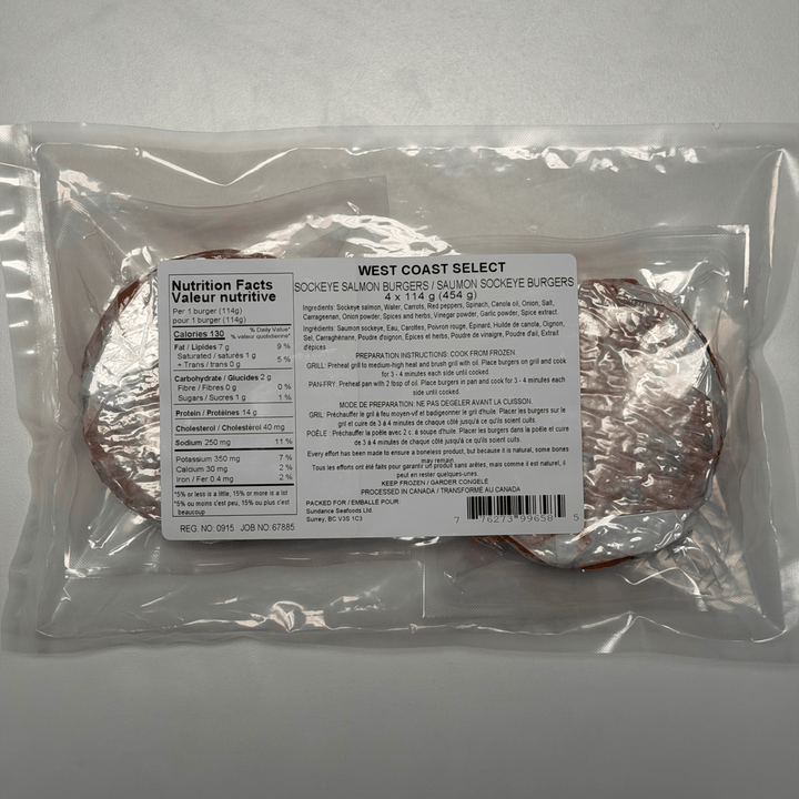 Rock Harbour Sockeye Salmon Burgers - The Meathead Store