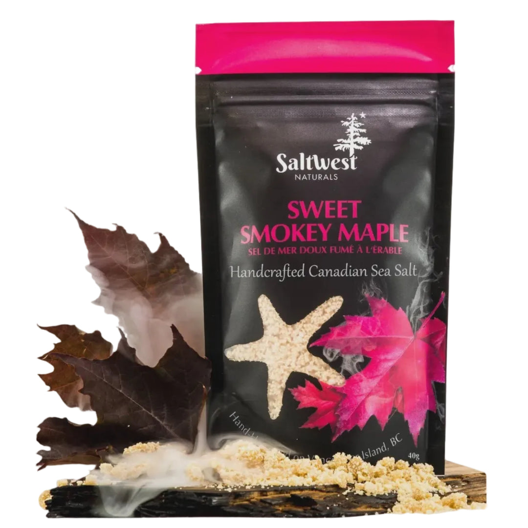 Saltwest Organic Sweet Smokey Maple Sea Salt - The Meathead Store