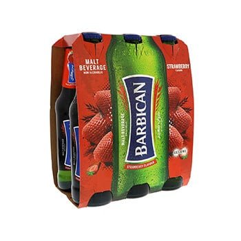 6 PACK BARBICAN MALT STRAWBERRY - The Meathead Store
