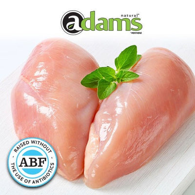 ADAMS ABF CHICKEN BREAST BONELESS SKINLESS - The Meathead Store