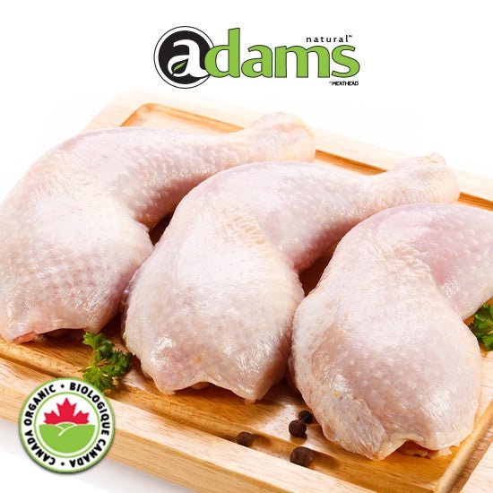ADAMS ORGANIC CHICKEN LEG NO BACK - The Meathead Store