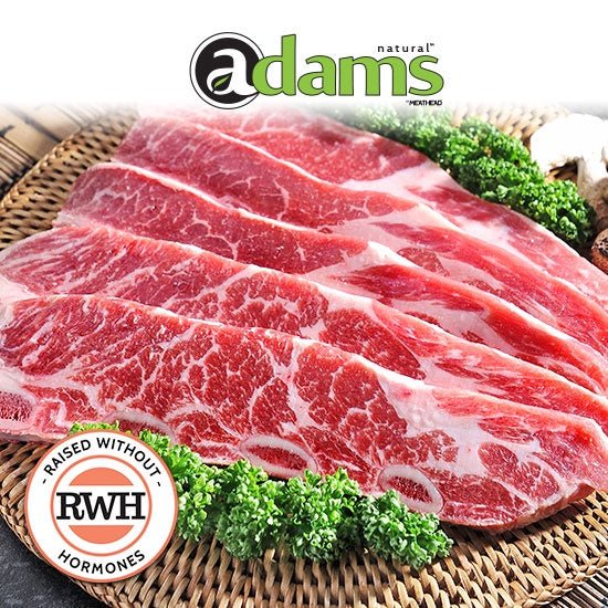 ADAMS RWH ANGUS BEEF CHUCK SHORT RIBS - The Meathead Store