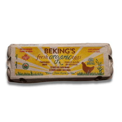 Beking's Organic Pasture Raised Eggs - The Meathead Store