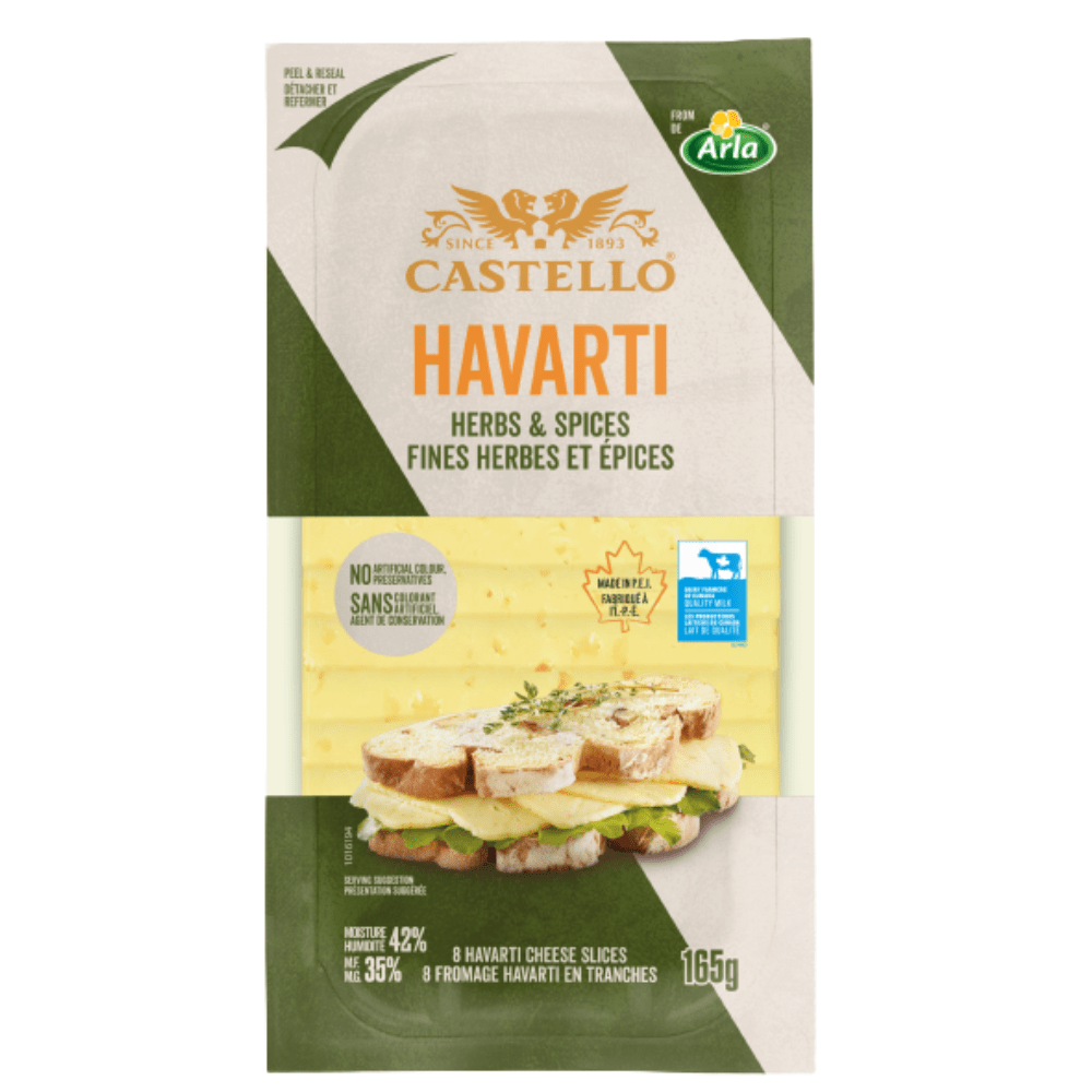 CASTELLO - HAVARTI | HERBS & SPICES | SLICES - The Meathead Store