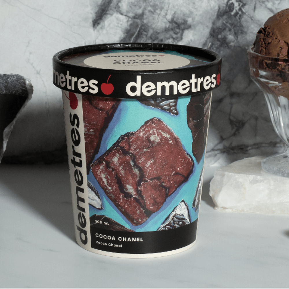 Demetres Cocoa Chanel Ice Cream - The Meathead Store
