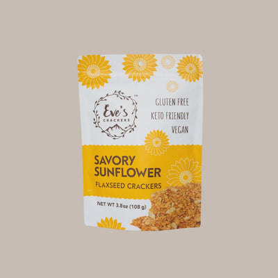 Eve's Crackers - Savoury Sunflower - The Meathead Store