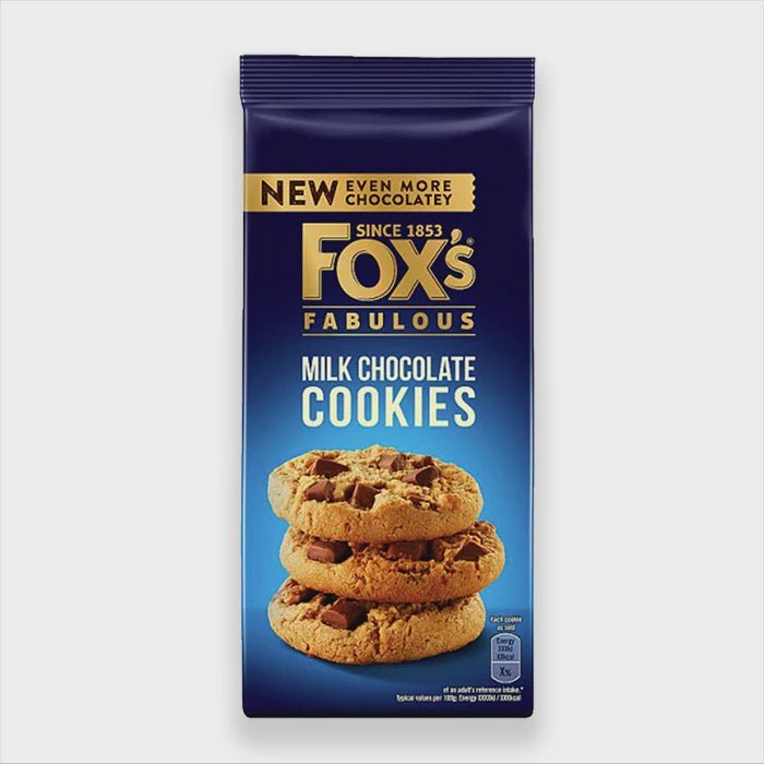 Fox's Fabulous - Milk Chocolate Cookies 180g - The Meathead Store