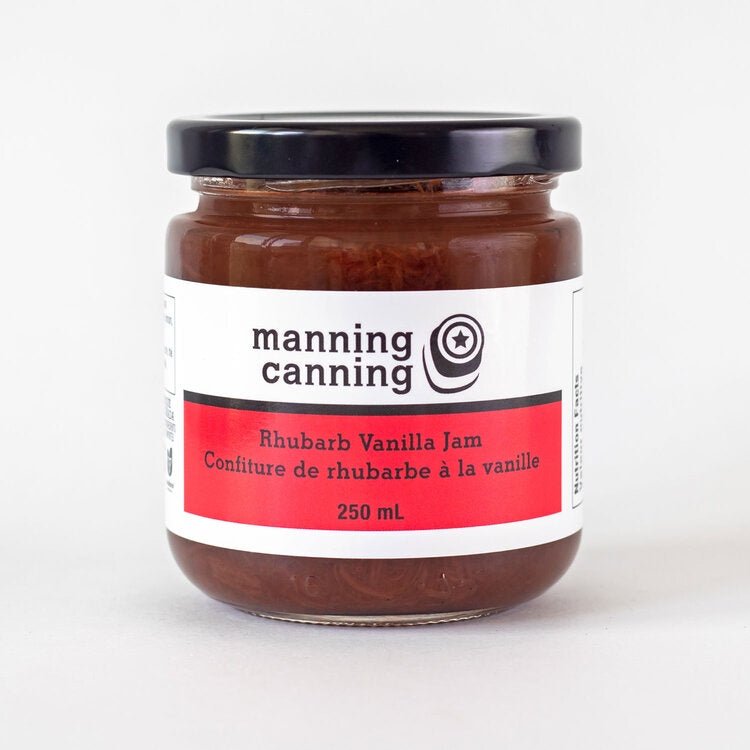 Manning Canning - Rhubarb Vanilla Jam - The Meathead Store