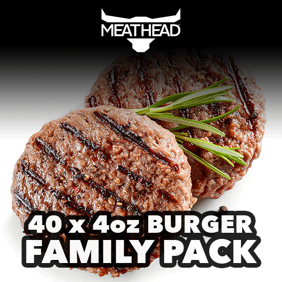 MEATHEAD 4oz STEAK SPICE BEEF BURGERS FAMILY PACK - The Meathead Store