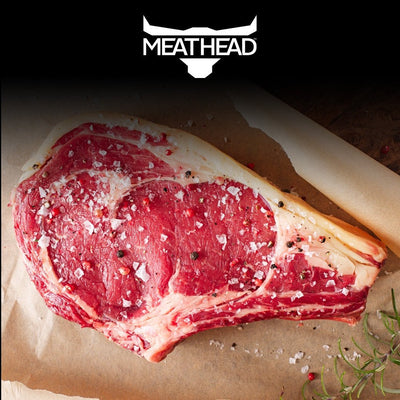 Meathead AAA Angus Beef Bone-In Capless Rib Steak 20oz - The Meathead Store