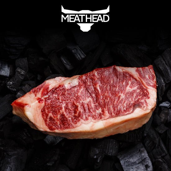 MEATHEAD AAA ANGUS BEEF NY STRIPLOIN STEAK 10OZ - The Meathead Store