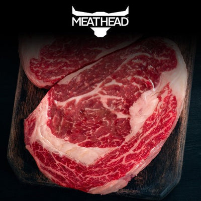 MEATHEAD AAA ANGUS BEEF RIB EYE STEAK 10OZ - The Meathead Store