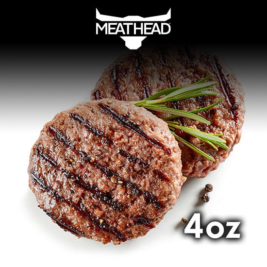 MEATHEAD ANGUS BEEF STEAK SPICE BURGER 4oz x 4 - The Meathead Store