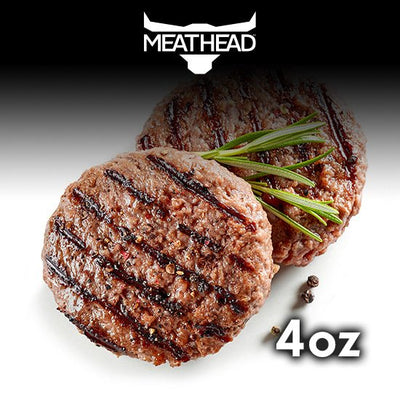 MEATHEAD ANGUS BEEF STEAK SPICE BURGER 4oz x 4 - The Meathead Store