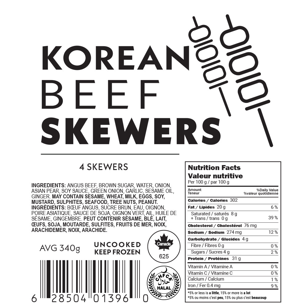 Meathead Korean Angus Beef Skewers - The Meathead Store