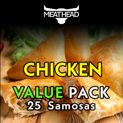 Meathead Large Chicken Samosa Value Pack - The Meathead Store
