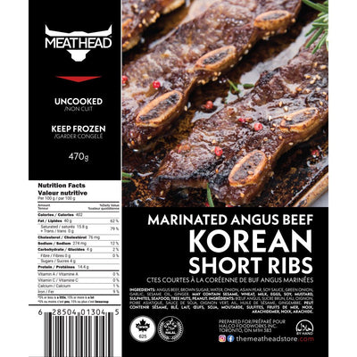 Meathead Marinated Korean Angus Beef Short Ribs - The Meathead Store