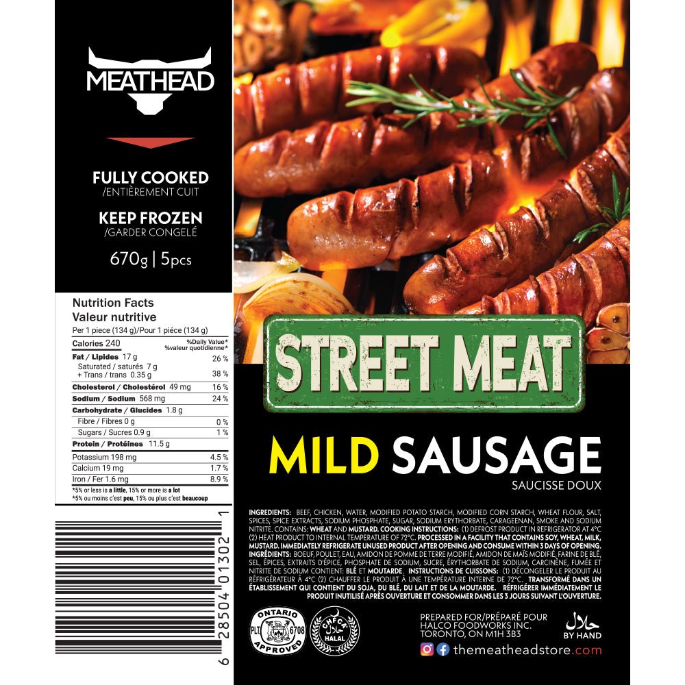 Meathead Mild Sausage Family Pack - The Meathead Store