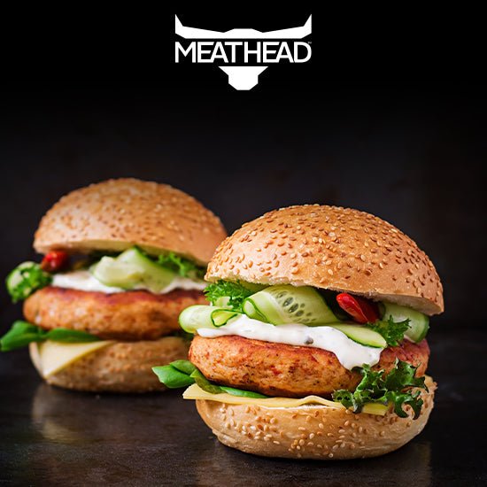 MEATHEAD SPICY BUFFALO CHICKEN BURGER 6OZ X 2 - The Meathead Store