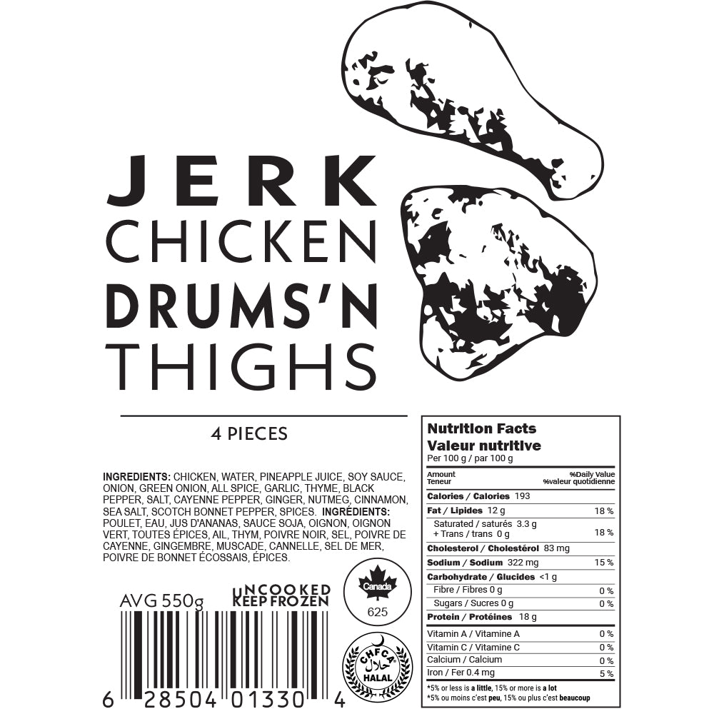 Meathead Spicy Jerk Chicken Drums And Thighs - The Meathead Store