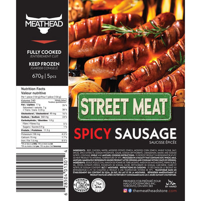 Meathead Spicy Sausage - The Meathead Store