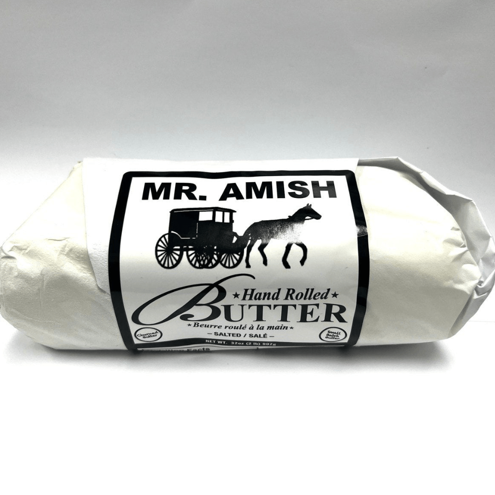 Mr. Amish Hand Rolled Salted Butter 2lbs - The Meathead Store