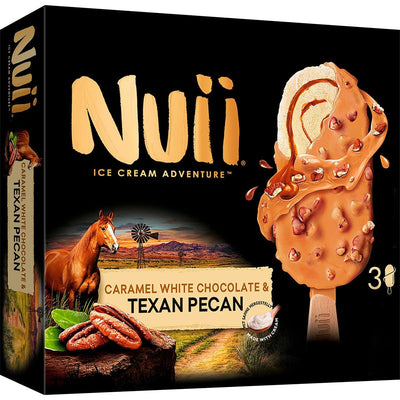 Nuii Caramel White Chocolate and Texan Pecan Ice Cream - The Meathead Store