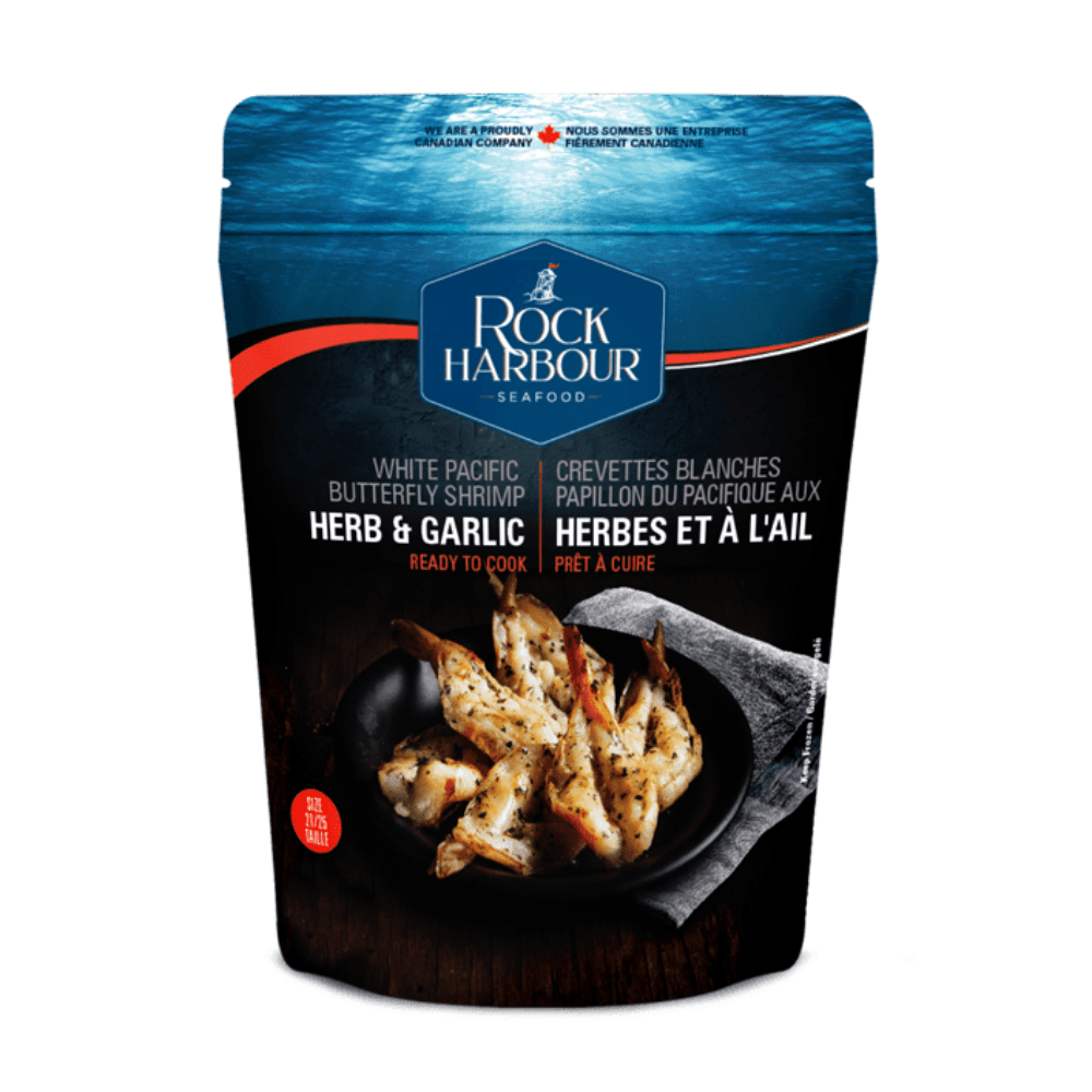 ROCK HARBOURD HERB & GARLIC BUTTERFLY SHRIMP - The Meathead Store